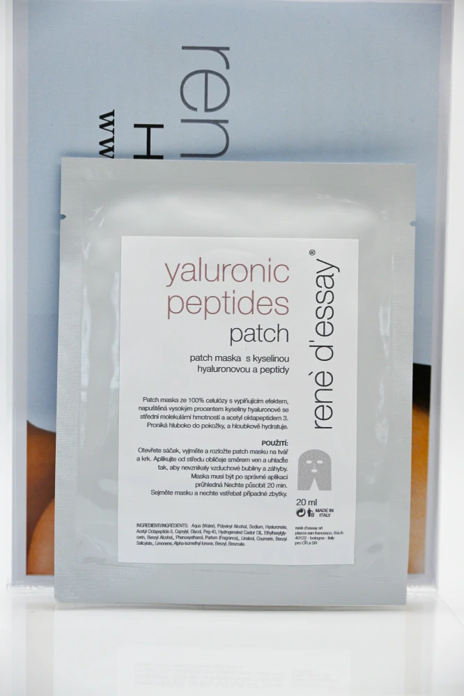 PATCH MASKA S KYSELINOU HYALURONOVOU A PEPTIDY