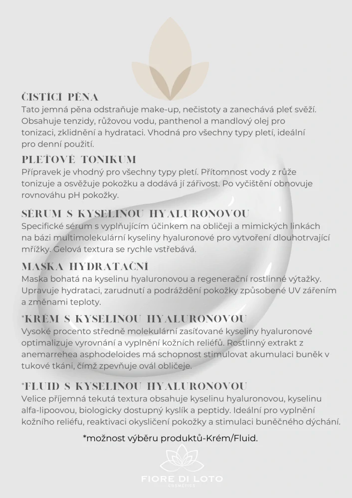 S kyselinou hyaluronovou - krém