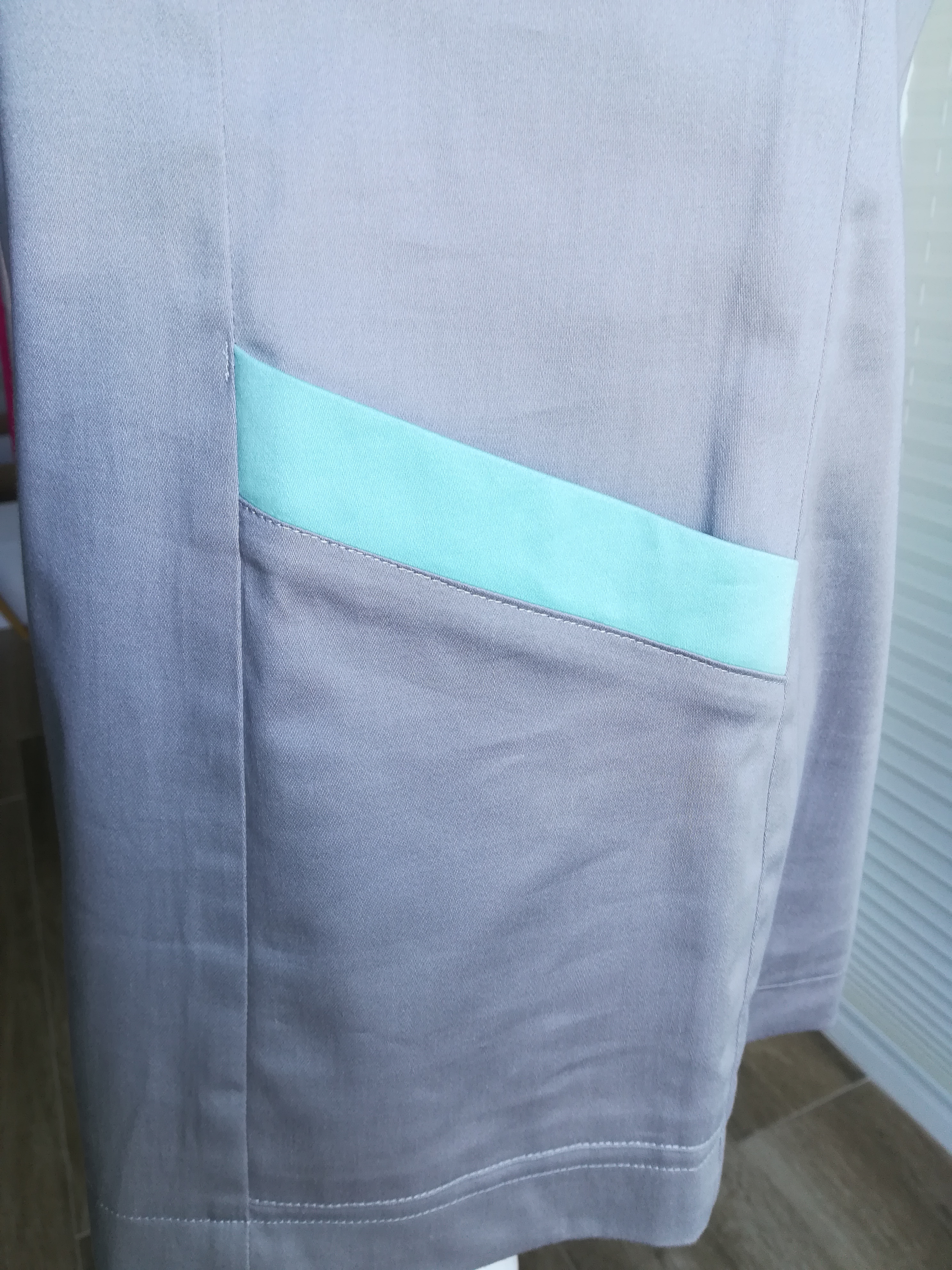 HALENA Bára šedá-aqua